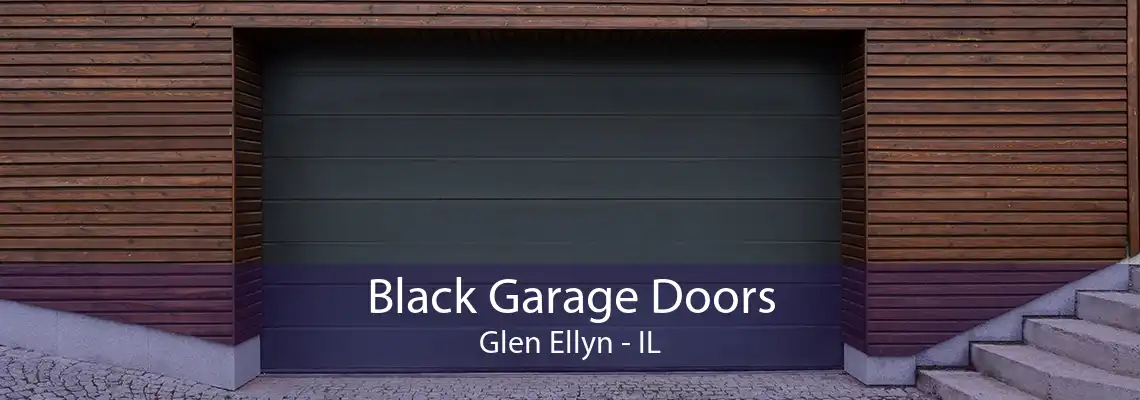 Black Garage Doors Glen Ellyn - IL