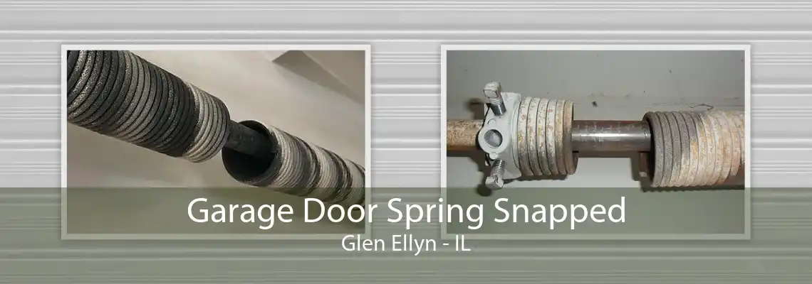 Garage Door Spring Snapped Glen Ellyn - IL